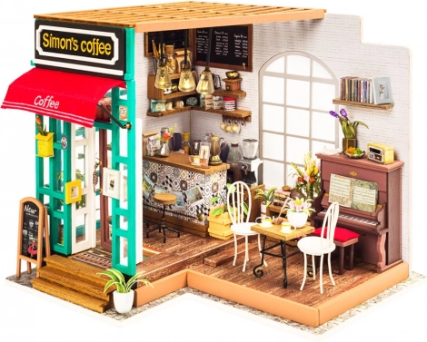 RoboTime miniatűr házikó – kávézó