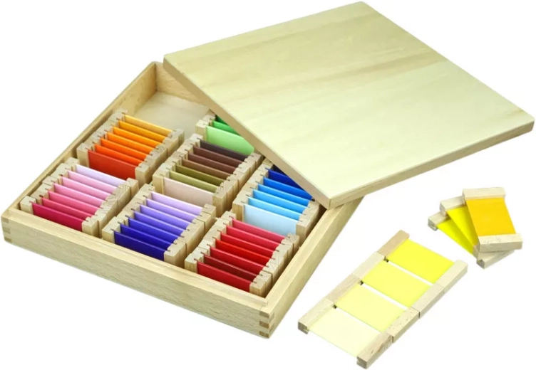 Montessori színes táblácskák 3 – árnyalatok