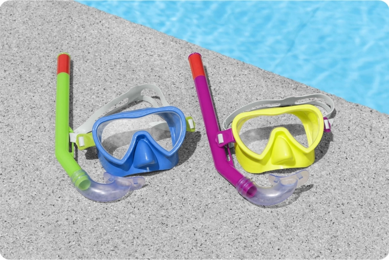 Ergonómikus snorkel a könnyű légzéshez