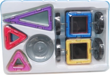 Mágneses építőkészlet gyerekeknek – 24 darab