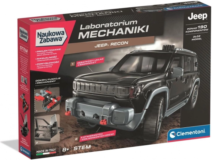 Mechanikai laboratórium – Jeep Recon építőkészlet a Clementonitól