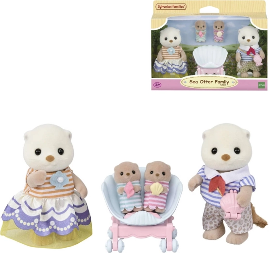 Sylvanian Families tengeri vidra család – 4 db