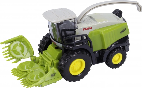Fém kombájn 13 cm – gyerek mezőgazdasági jármű