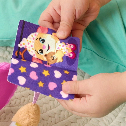 Textil könyvecske az érzékszervi játékhoz