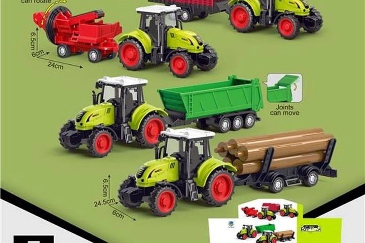 Maxell gyerek traktor mezőgazdasági géppel