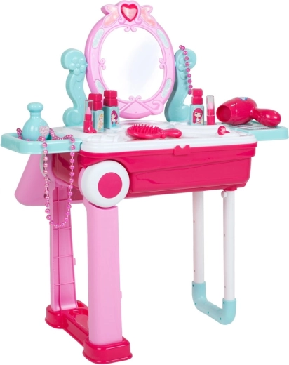 Varázslatos 2 az 1-ben pipereasztal bőröndből