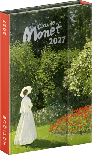 Notique heti mágneses napló Claude Monet 2027, 11 × 16 cm