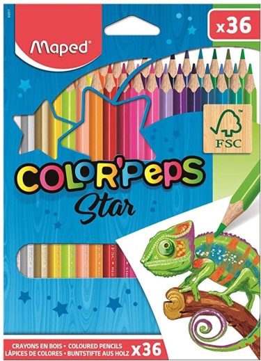 MAPED Color'Peps színes ceruzák, 36 db