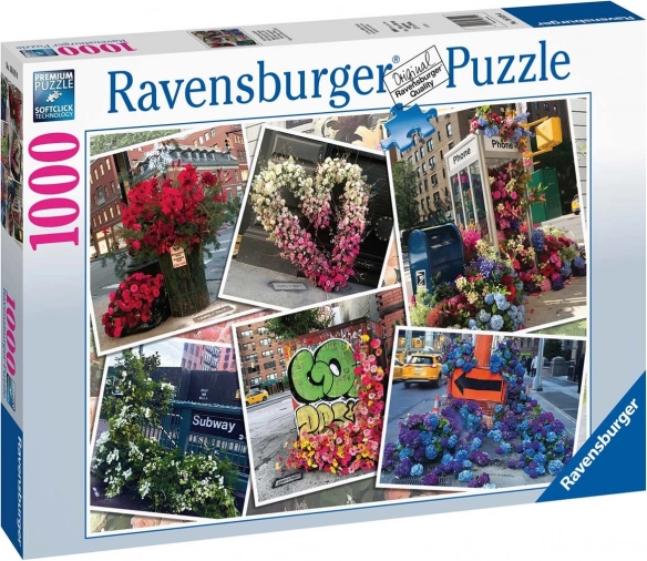 Puzzle 2D 1000 darabos NYC Virágos Parádé