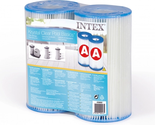 INTEX A típusú szűrőbetétek medenceszivattyúhoz – 2 db-os készlet