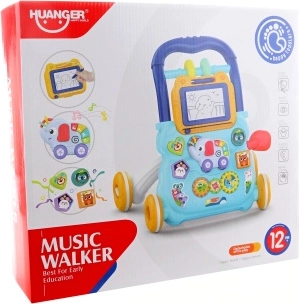 Gyermek járássegítő aktivitásokkal, elemmel működő