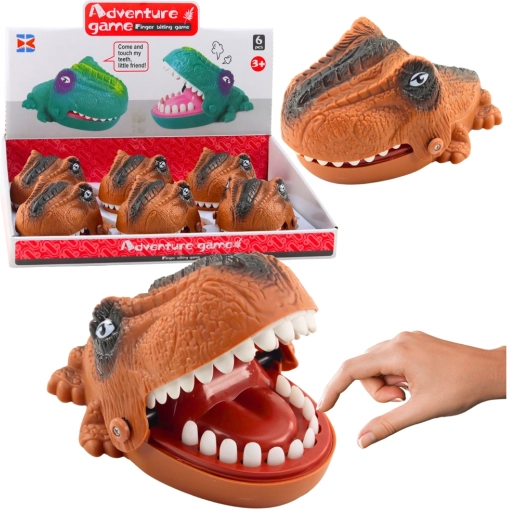Ügyességi Játék Harapós Támadó Dinoszaurusz Barna
