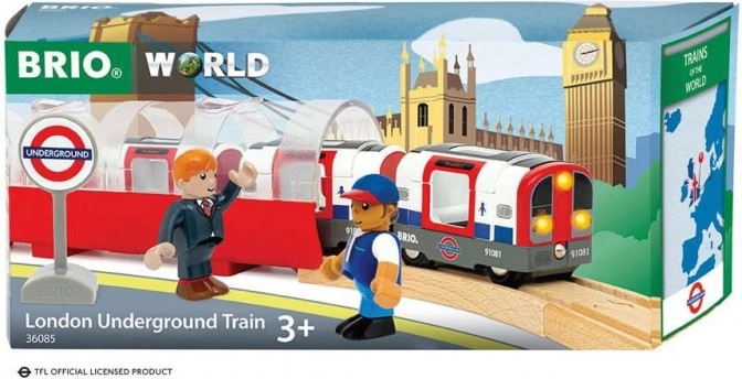 Brio World londoni metró – vonat fényekkel és hangokkal