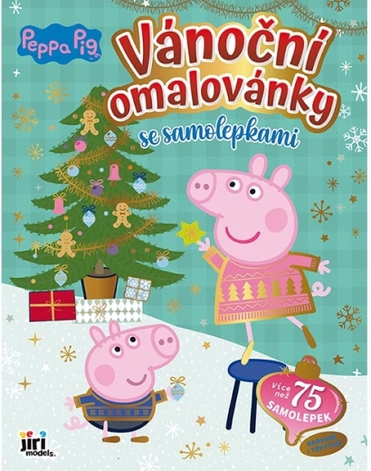 Karácsonyi kifestő matricákkal – Peppa malac
