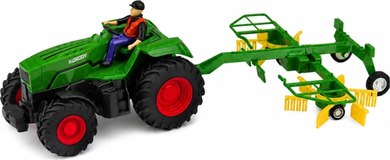 Valósághű szett: traktor + rendterítő