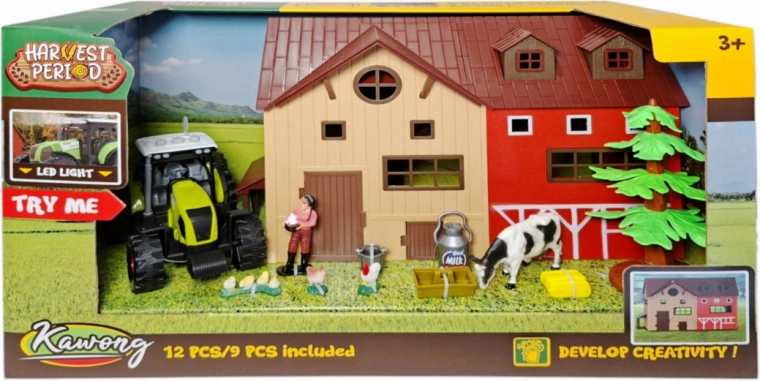 Farmkészlet traktorral fénnyel és hanggal