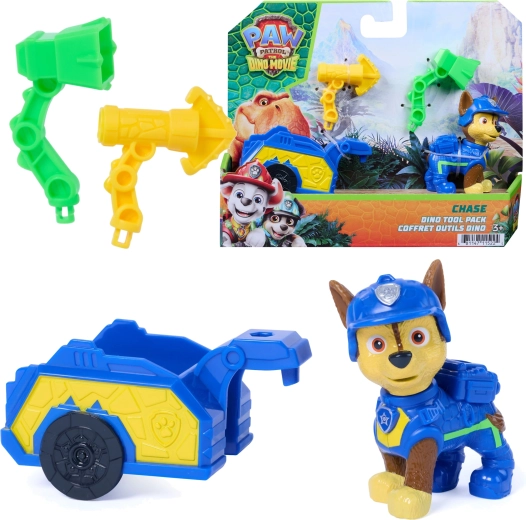 Spin Master Mancs Őrjárat Dino film Chase figura mentőutánfutóval és kiegészítőkkel