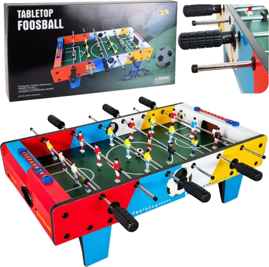 Mini asztali focipálya 69 cm 2 labdával