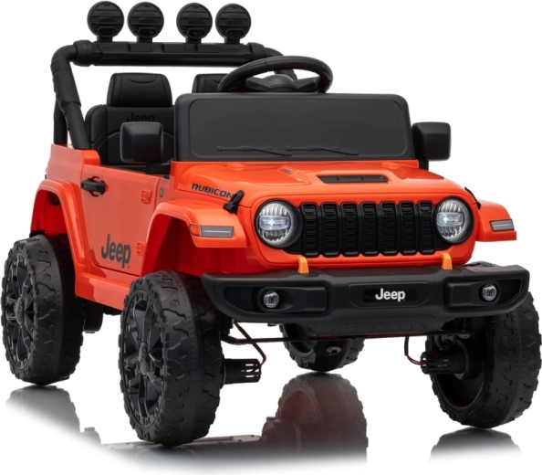 Gyerek elektromos autó Jeep Rubicon 24 V – narancssárga