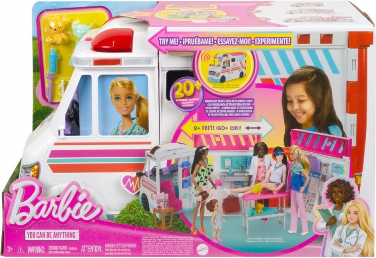 Barbie mobil klinika mentőautó