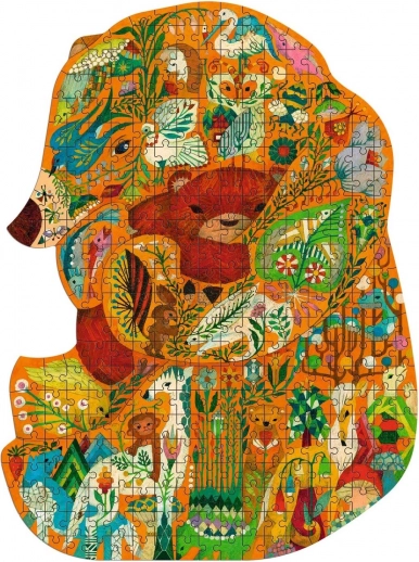 Kontúros medve puzzle, 350 darab