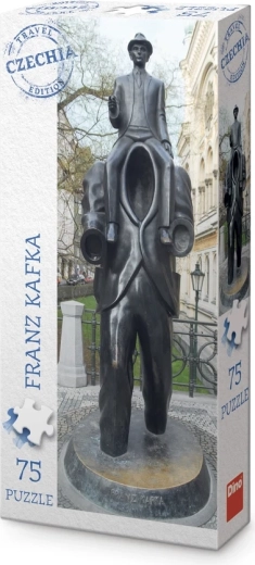 Dino panoráma puzzle Turistická edice Česko – Franz Kafka-emlékmű (75 darab)