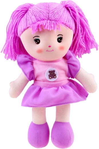 Zuzia textilbaba 33 cm – Levendula