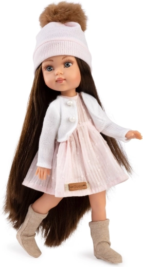 Guca Penelope realisztikus baba teljes vinil testtel, 34 cm