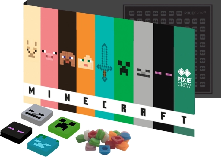 Pixie Crew Minecraft zárható képeslap és üdvözlőlap ajándékkal belül