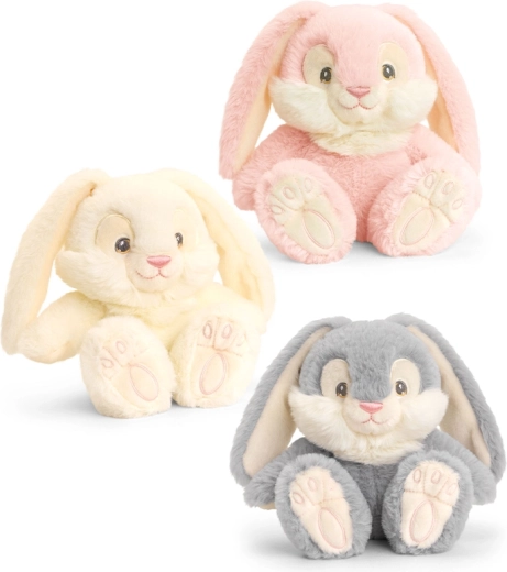 Plüss nyuszi folttal 15 cm KEEL TOYS