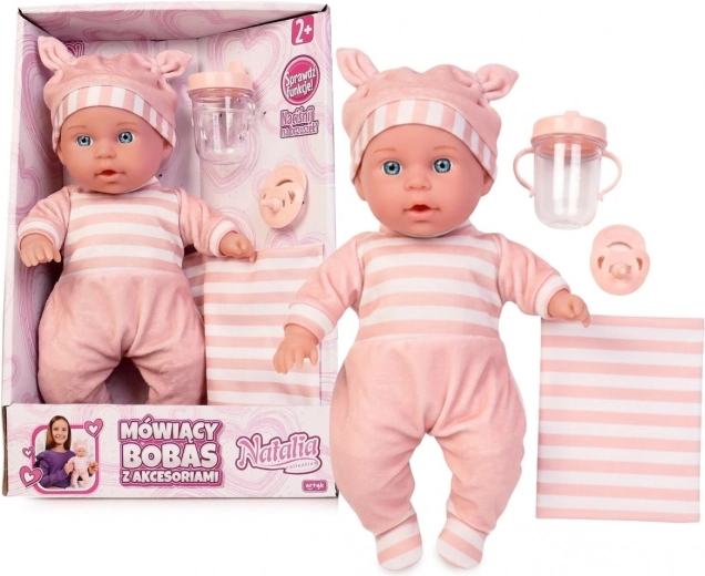 Beszélő baba Natalia Bobas 30 cm