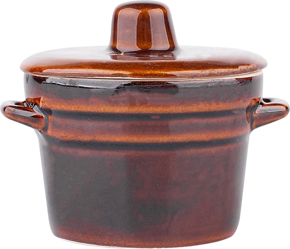 Kőedény 0,5 l fedővel