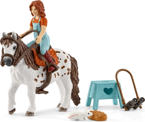 Schleich Horse Club Mia és Spotty, a tarka póni