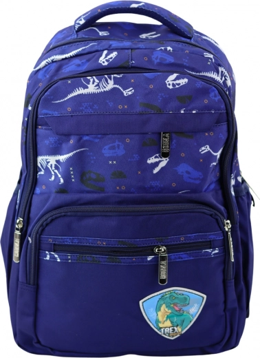 Iskolai hátizsák Dino T-Rex kék 20L