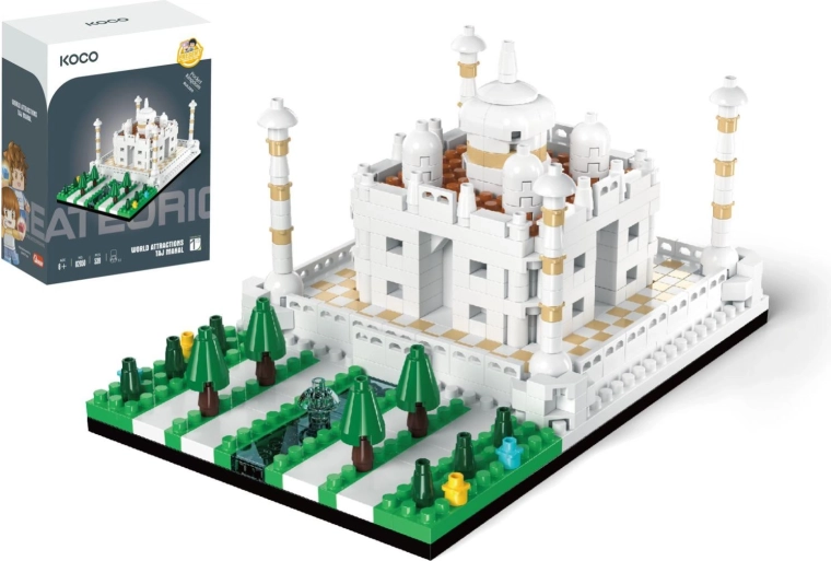 KOCO mini Taj Mahal építőkészlet, 539 elemmel és 2 figurával