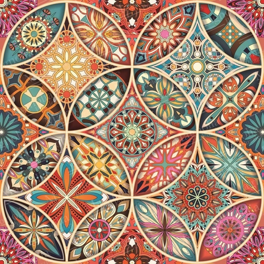 Mandala kirakó 1023 darabbal