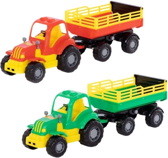 Mighty traktor utánfutóval – 1 db