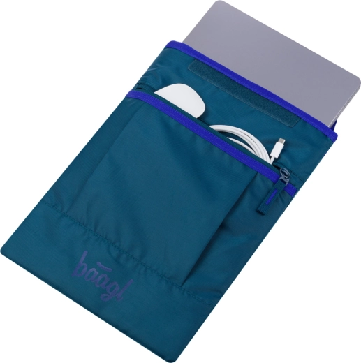 Elülső kiegészítőzseb YKK cipzárral