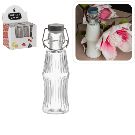 Üvegpalack mechanikus zárással 270 ml