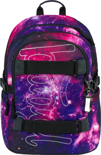 Ergonomikus hátizsák gördeszka pántokkal