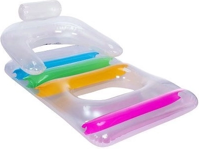 Stílusos átlátszó kivitel színes kamrákkal