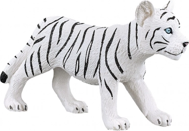 Mojo fehér bengáli tigris figura – kölyök
