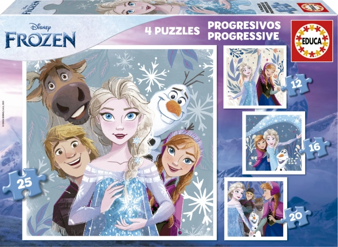 Educa Puzzle Jégvarázs 4 az 1-ben