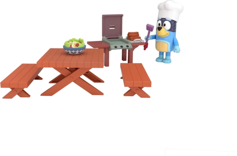 Teljes kerti BBQ-jelenet