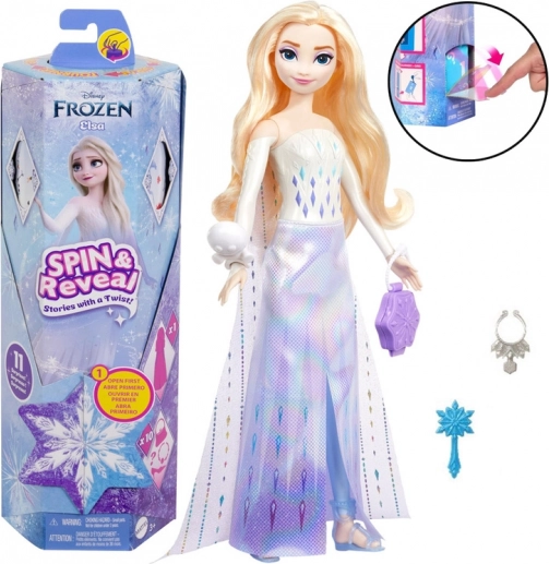 Disney Frozen Spin & Reveal – Elsa baba meglepetéssel