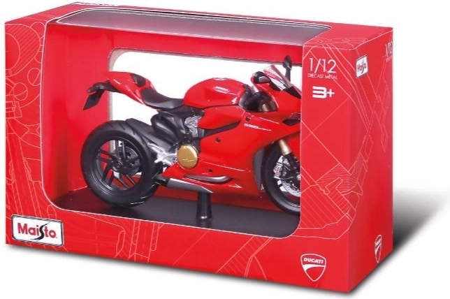 Maisto Ducati 1199 Panigale motorkerékpár állvánnyal 1:12