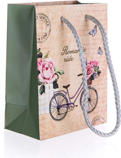 Ajándéktáska Romantic Ride S 11 × 14 × 6 cm