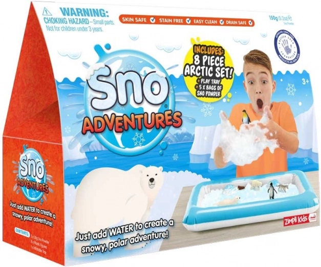 Zimpli Kids Jeges kaland Sno Worlds Arctic Pack – szenzoros hószett