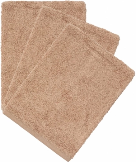 Timboo mosdókesztyűk Savannah sand (3 db)