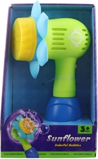 Elemes napraforgó buborékfújó